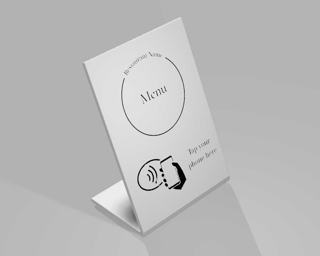 Decorative NFC plaque